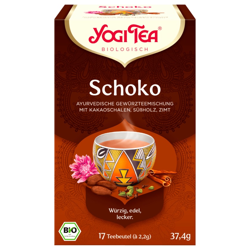 Yogi Tea Schoko Bio 37,4g, 17 Beutel